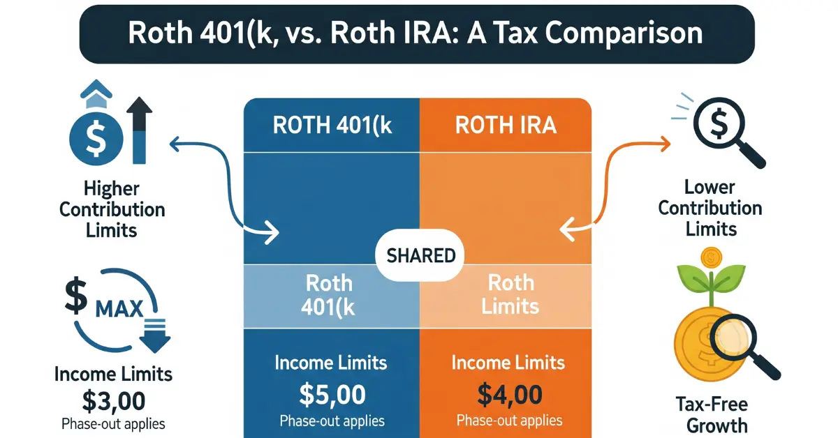 Is Roth 401k The Same as Roth IRA For Taxes?