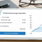 SEP IRA Earnings Calculator